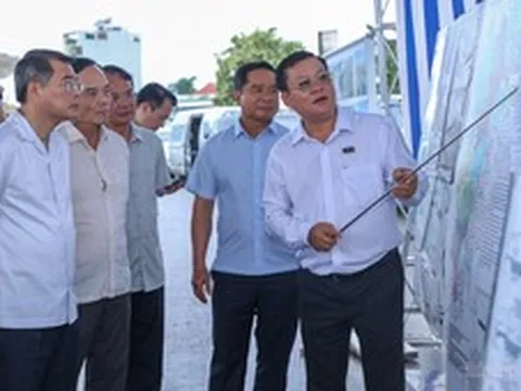 Thủ tướng kiểm tra dự án kiểm soát ngập cho 6,5 triệu dân TPHCM sắp hoàn thành