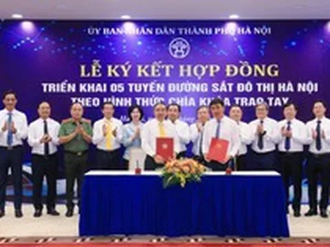 Vinhomes – SGC ký hợp đồng gần 900.000 tỷ xây 5 tuyến metro ở Hà Nội: Huy động hơn 100 dây chuyền thi công hầm metro hiện đại nhất thế giới