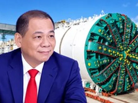 Ông Phạm Nhật Vượng đặt hơn 100 dây chuyền TBM làm metro Hà Nội: Kỷ lục thế giới là 23 máy cùng chạy, Trung Quốc từng cần tới 201 máy