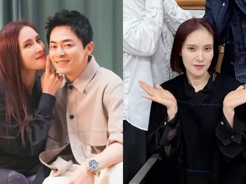 Vợ Jo Jung Suk gây chú ý với diện mạo khác lạ sau khi sinh 2 con