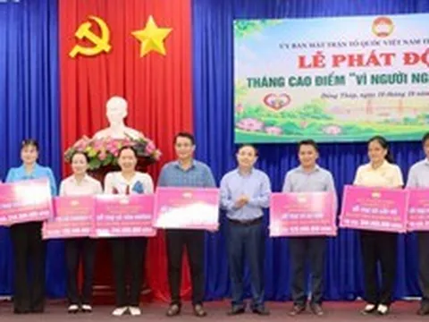 Đồng Tháp: 102 xã, phường đăng ký 197 công trình chăm lo người nghèo
