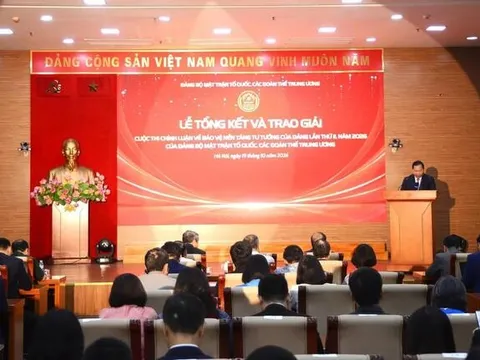 Lễ Tổng kết và trao giải Cuộc thi chính luận về bảo vệ nền tảng tư tưởng của Đảng lần thứ II, năm 2026 của Đảng bộ MTTQ, đoàn thể Trung ương