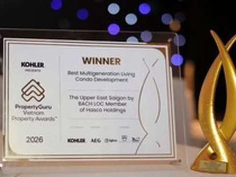 The Upper East Saigon giành giải ngay lần đầu tham dự Vietnam Property Awards 2026