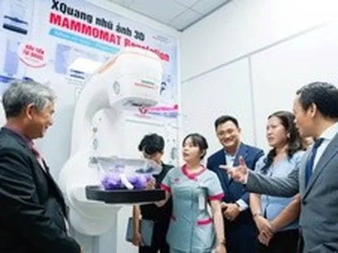 Lần đầu tiên ĐBSCL có hệ thống nhũ ảnh 3D tích hợp AI hỗ trợ phát hiện sớm ung thư vú