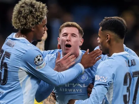 Man City vùi dập đối thủ 5-1 ở Champions League