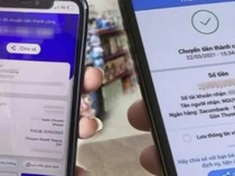 Vì sao hộ kinh doanh, người dân phải cảnh giác trước biên lai chuyển tiền xác nhận thành công?