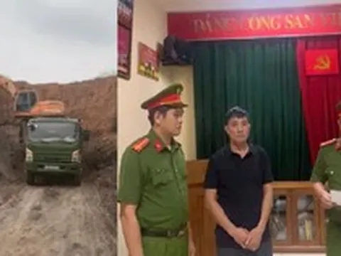 Phú Thọ: Khởi tố một giám đốc doanh nghiệp vi phạm về khai thác đất san lấp