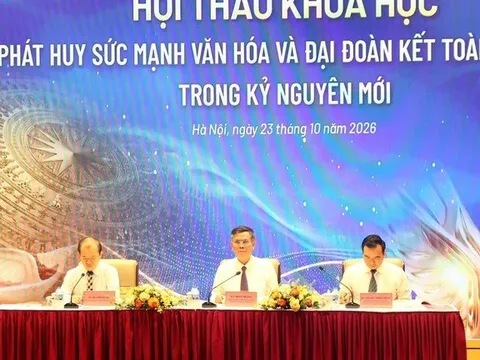 Đưa văn hóa thành sức mạnh tinh thần củng cố vững chắc khối đại đoàn kết toàn dân tộc