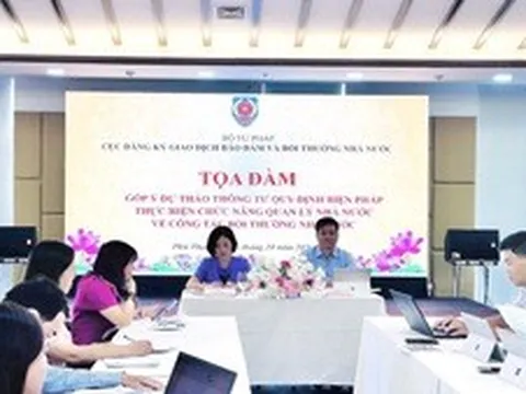 Góp ý hoàn thiện dự thảo Thông tư về công tác bồi thường nhà nước
