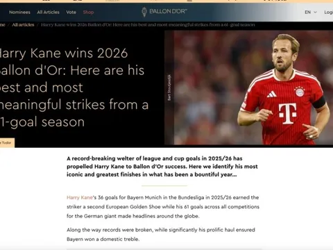 Sự cố của Quả bóng vàng 2026
