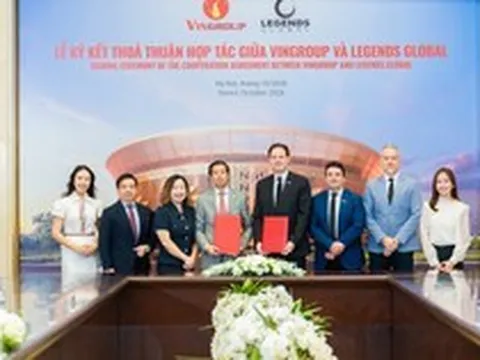 Vingroup và Legends Global công bố quan hệ chiến lược về SVĐ VinFast-Trống Đồng