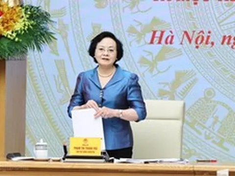 Phó Thủ tướng Phạm Thị Thanh Trà: Kiên định mục tiêu tăng trưởng hai con số, khẩn trương hoàn thiện vị trí việc làm