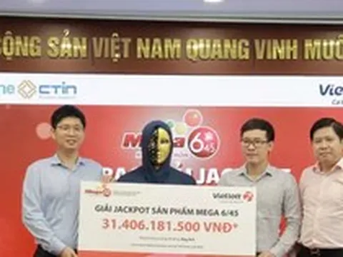 Người đàn ông Hải Phòng trúng Vietlott hơn 31 tỷ đồng
