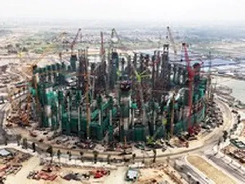 Toàn cảnh đại công trường sân vận động 135.000 chỗ ngồi ở Hà Nội