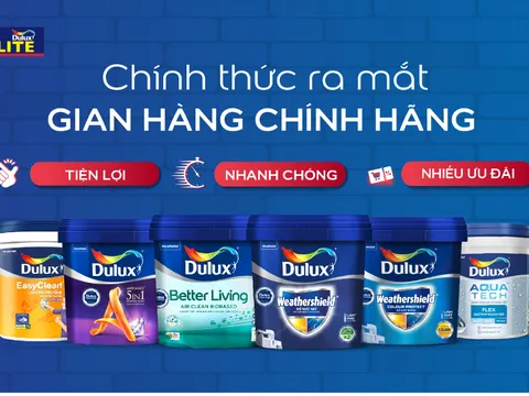 AkzoNobel Việt Nam chính thức ra mắt gian hàng chính hãng Dulux Maxilite trên Lazada