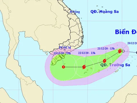 Bão số 14 giật cấp 10 và có khả năng mạnh thêm