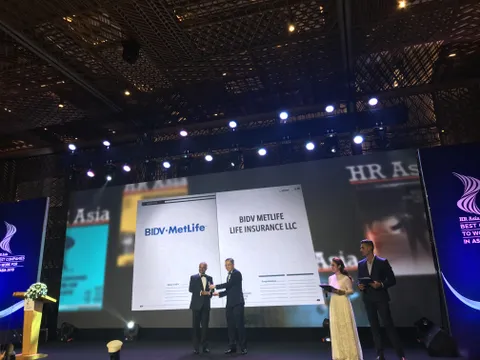 BIDV MetLife được công nhận là một trong những công ty có môi trường làm việc tốt nhất Châu Á