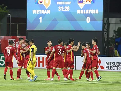 Vòng bảng AFF Suzuki Cup 2020: Đội tuyển bóng đá Việt Nam thắng đậm đội tuyển bóng đá Malaysia