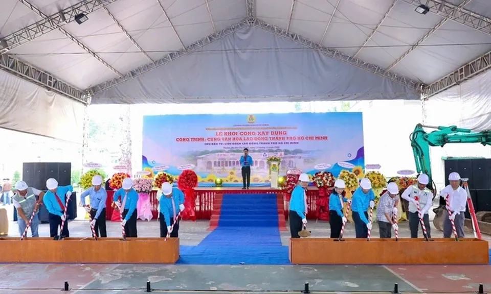 TPHCM: Khởi công xây dựng Nhà thi đấu đa năng Cung Văn hóa Lao động Thành phố