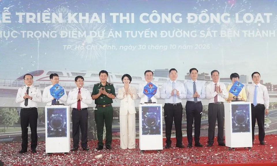 VinSpeed tăng tốc thi công tuyến đường sắt tốc độ cao Bến Thành – Cần Giờ, hướng đến vận hành năm 2029