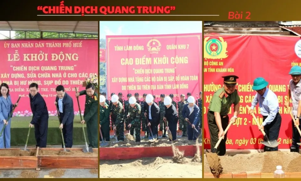 Từ xóa nhà tạm đến ‘Chiến dịch Quang Trung’: Hành động khẩn cấp trong mạch chính sách lớn (BÀI 2)